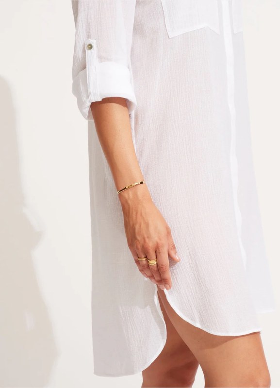 CRINKLE TWILL BEACH SHIRT