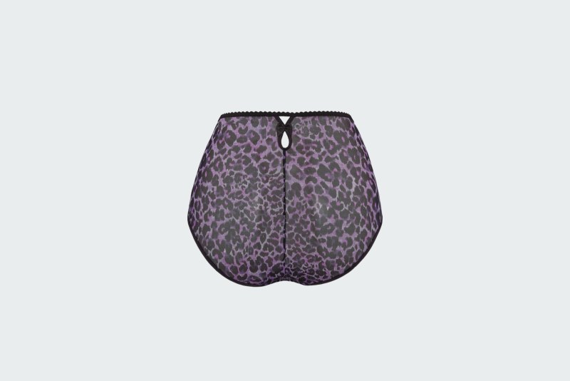 PEEKABOO HIGH WAIST BRIEFS