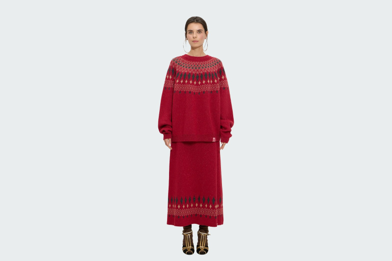 KNITTED SKIRT SCANDINAVIAN LIFE