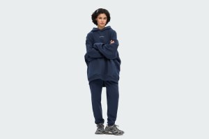 HOODIE REGULAR FLEECE NAVY