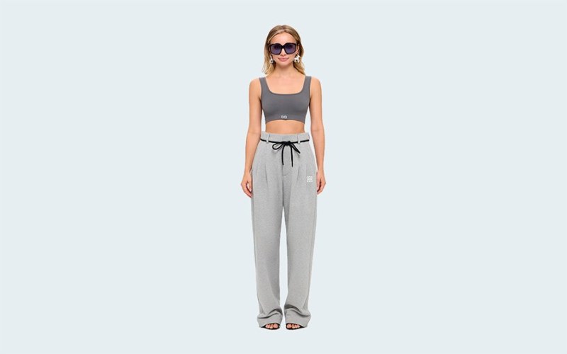 PANTS FANCY PICTOGRAM GREY