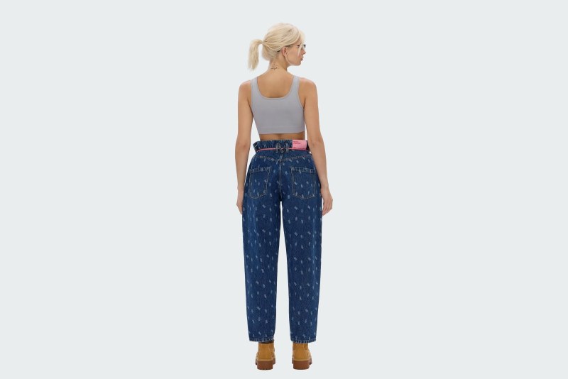 JEANS 0330 PICTOGRAMS LAZER BLUE