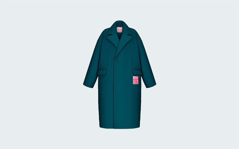 DOWN COAT PATTERN EMERALD
