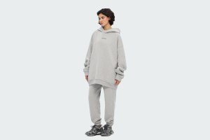 HOODIE REGULAR FLEECE GREY