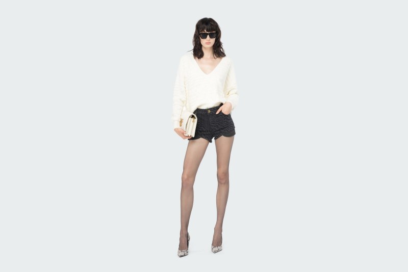 TERRY-STITCHED SWEATER WITH 3D EFFECT
