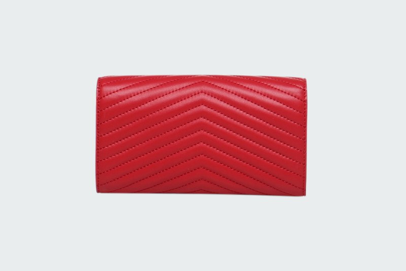 SMALL CHEVRON TASSEL WALLET