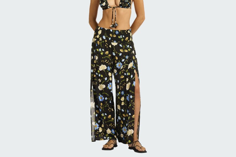CHIRRED WAIST WRAP PANT 