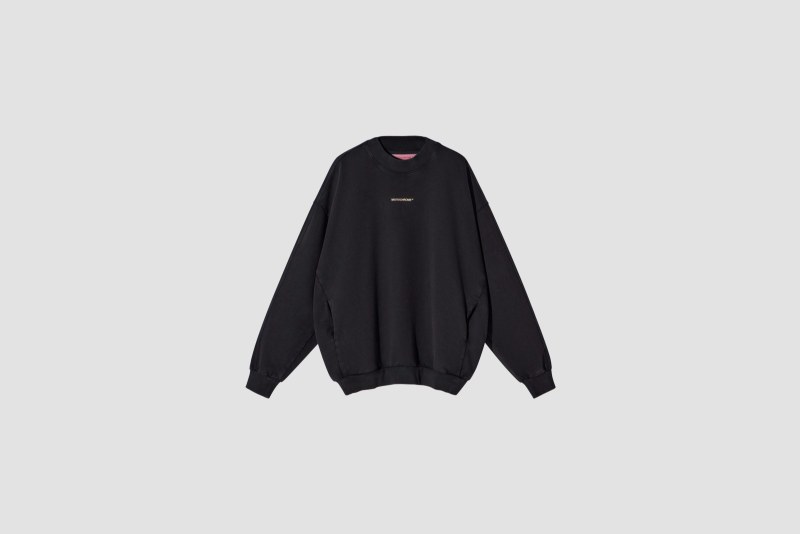 SWEATSHIRT WASHED BLACK