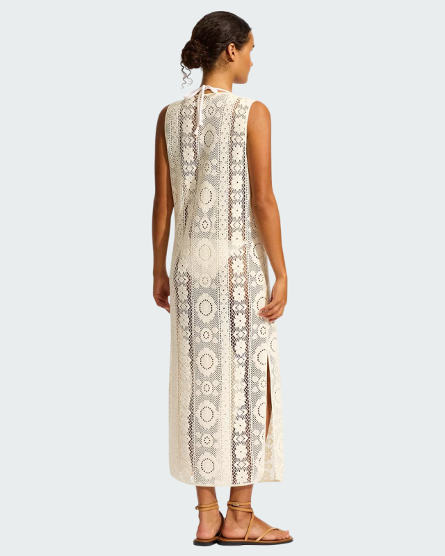 CROCHET MAXI COVER UP