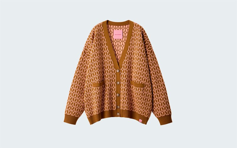 CARDI PATTERN NUDE/PEACH 