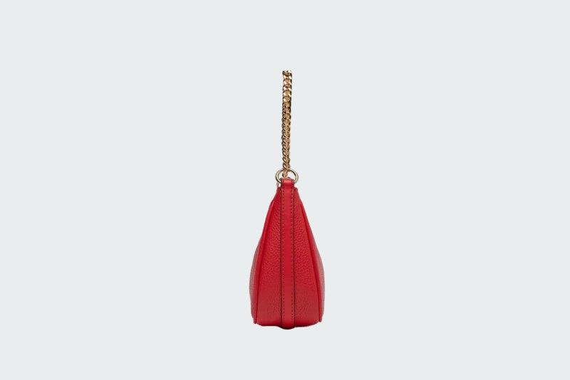 JET SET CHARM PEBBLED LEATHER POCHETTE