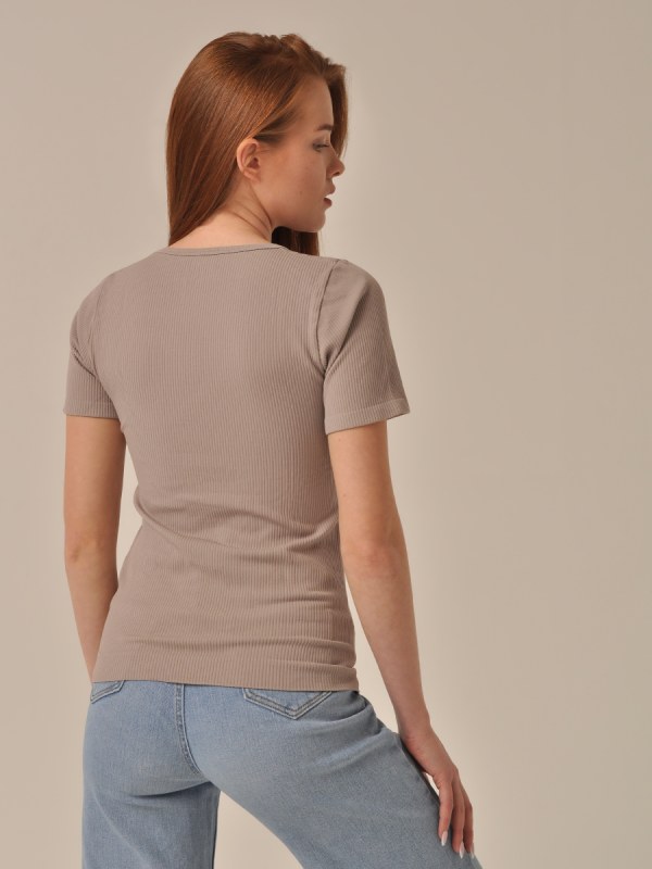 MAGLIA MANICA CORTA RIB