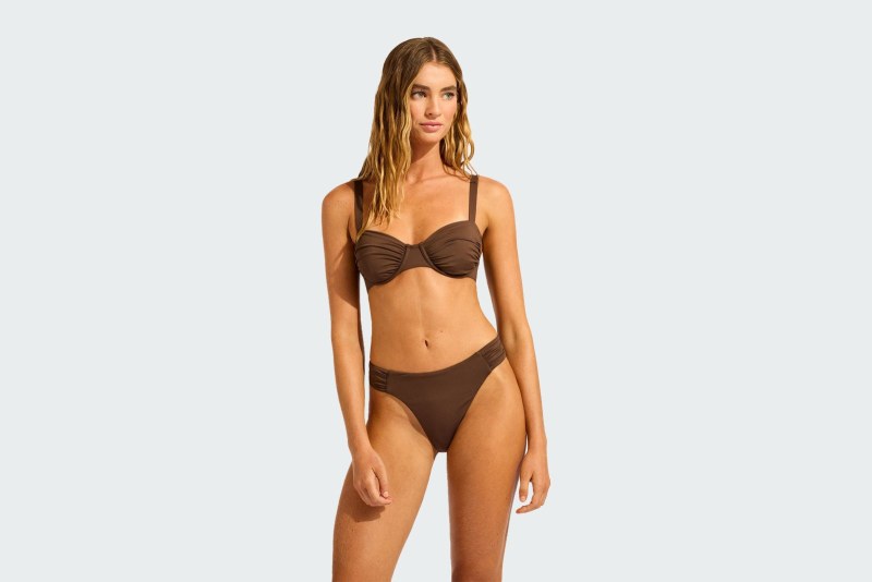 HIGH RUCHED SIDE PANT 