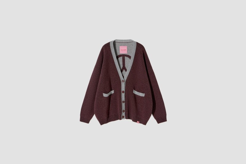 CARDI MELANGE ORNAMENT NOIR
