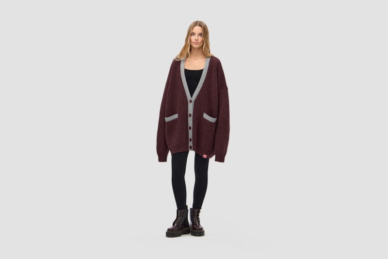 CARDI MELANGE ORNAMENT NOIR
