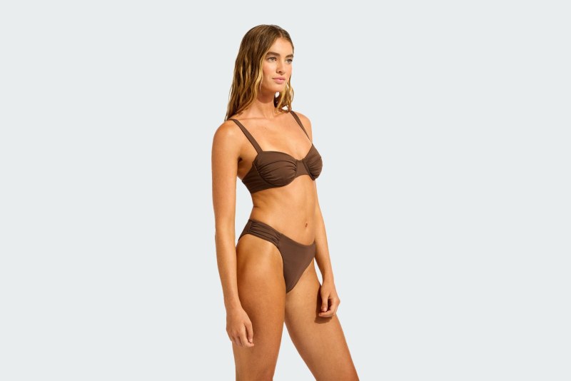 HIGH RUCHED SIDE PANT 
