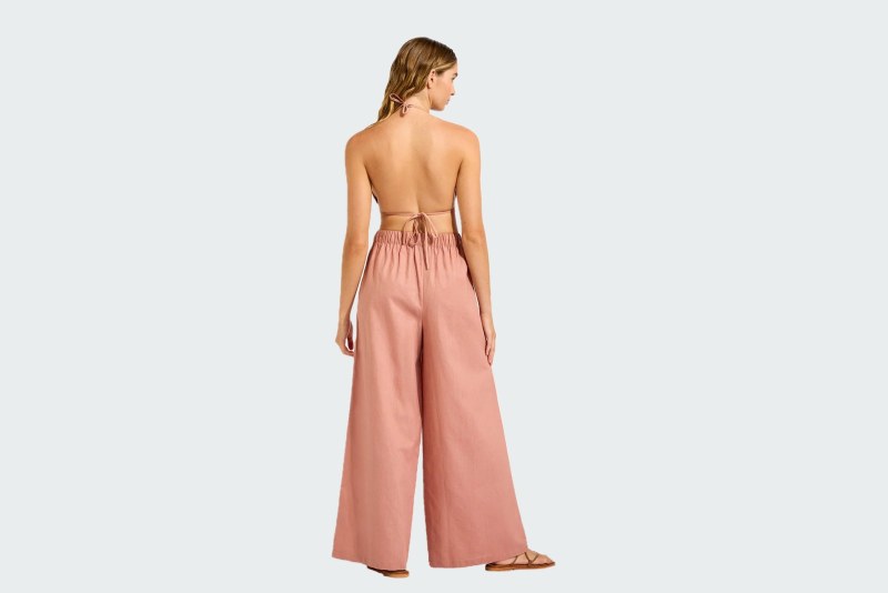 DRAWCORD WAIST WIDE LEG PANT