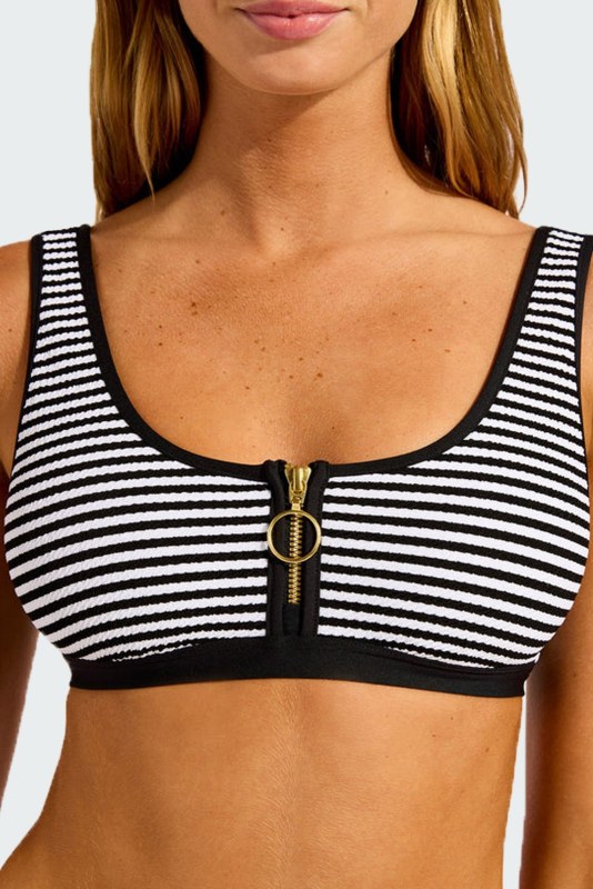 CLUBHOUSE ZIP FRONT TANK TOP