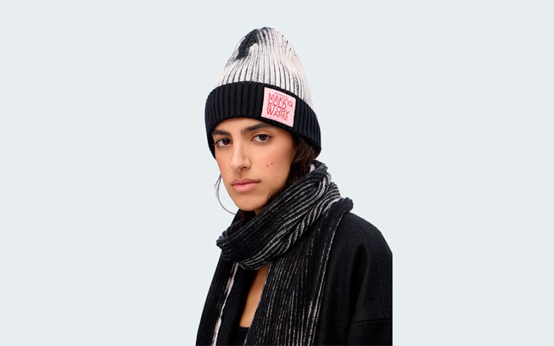 HAT WASHED BLACK