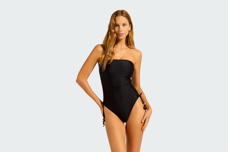 DD DRAWSTING BANDEAU ONE PIECE 