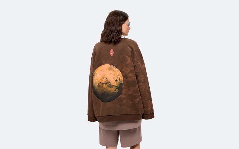 SWEATSHIRT MARS WASHED BROWN