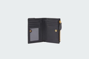 COMPACT WALLET VITELLO SETA