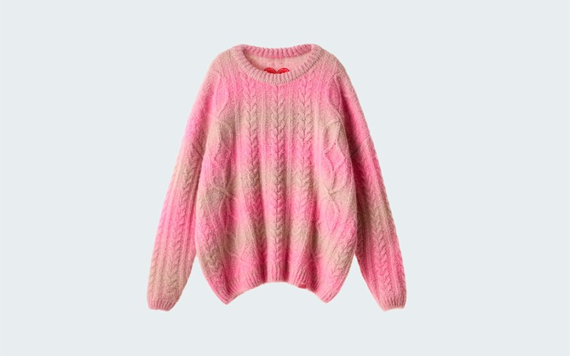 SWEATER LOVE DIARY PICTOGRAM ROSE