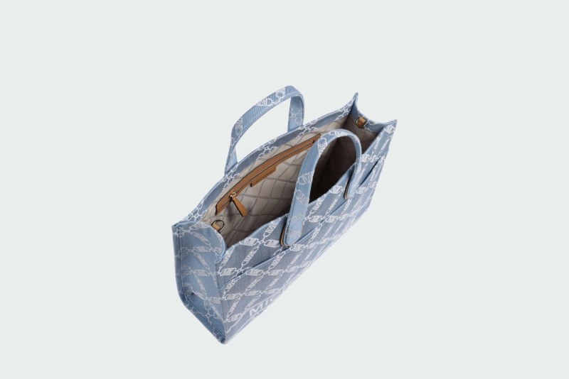 GIGI LARGE EMPIRE LOGO JACQUARD TOTE BAG