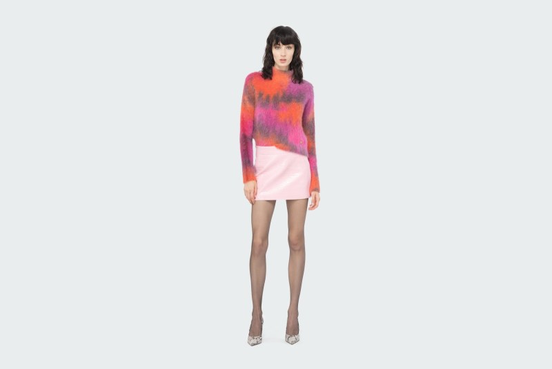FADE-EFFECT ALPACA SWEATER