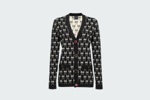 CAMOMILLA CARDIGAN JACQUARD MONOGRAM