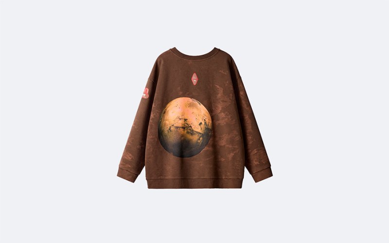 SWEATSHIRT MARS WASHED BROWN
