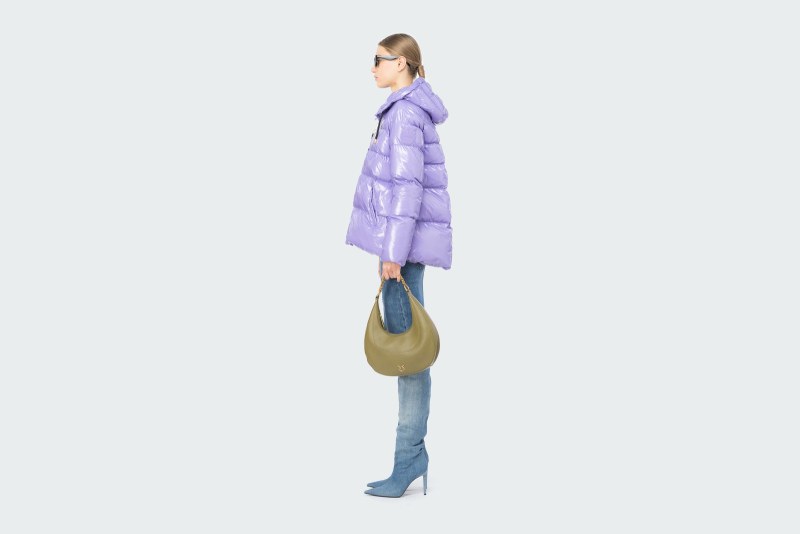 CRYSTAL NYLON PEA JACKET