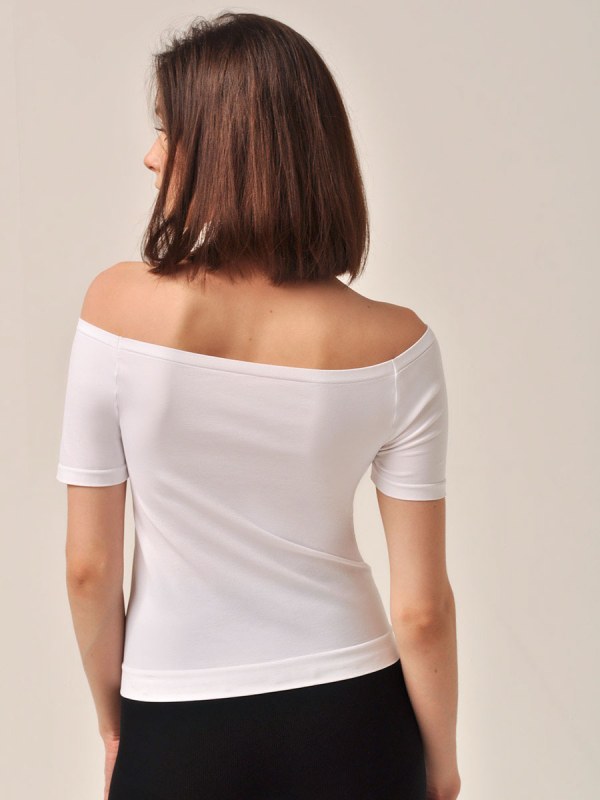  T-SHIRT OFF-SHOULDER
