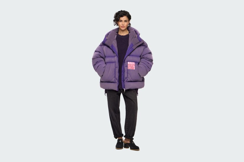 DOWN JACKET WASHED NAVY