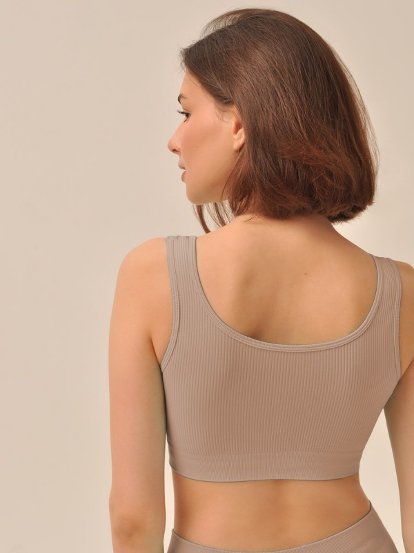 TOP SPALLA LARGA RIB