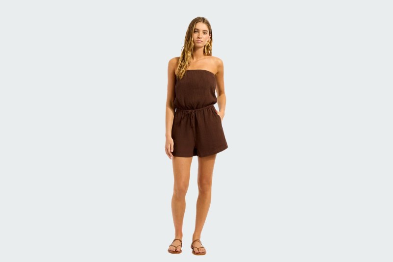 CRINKLE PLAYSUIT