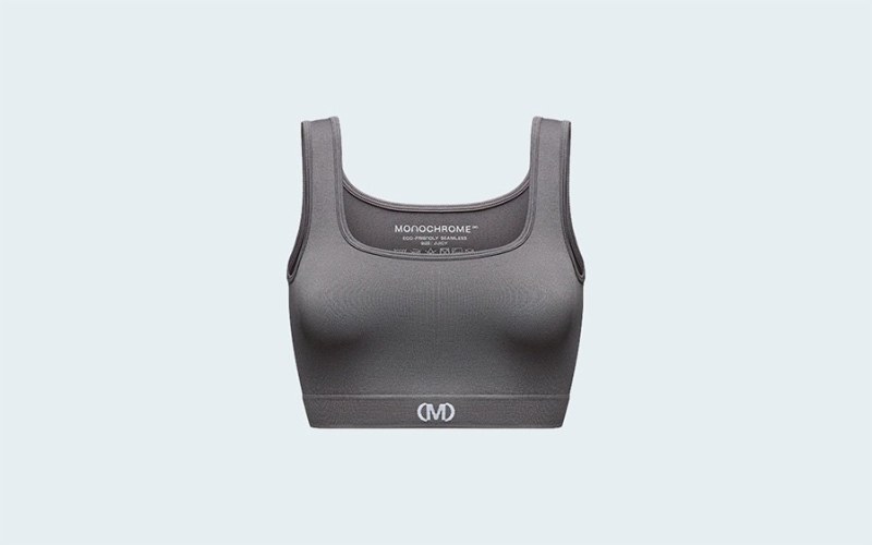 CROP TOP GRAPHITE