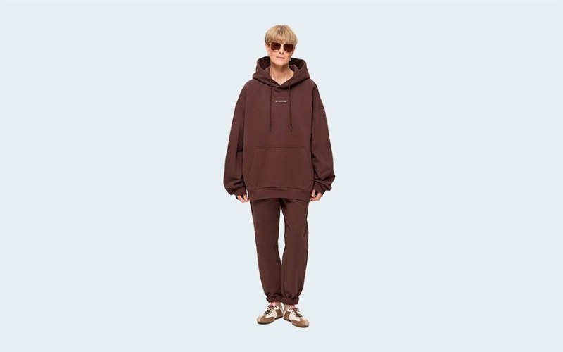 HOODIE CLASSY DARK CHOCOLATE