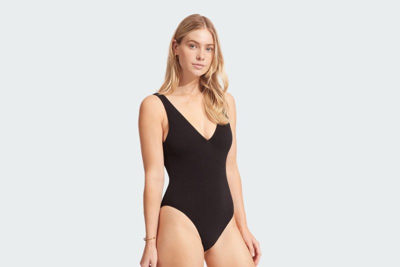 DEEP V NECK ONE PIECE