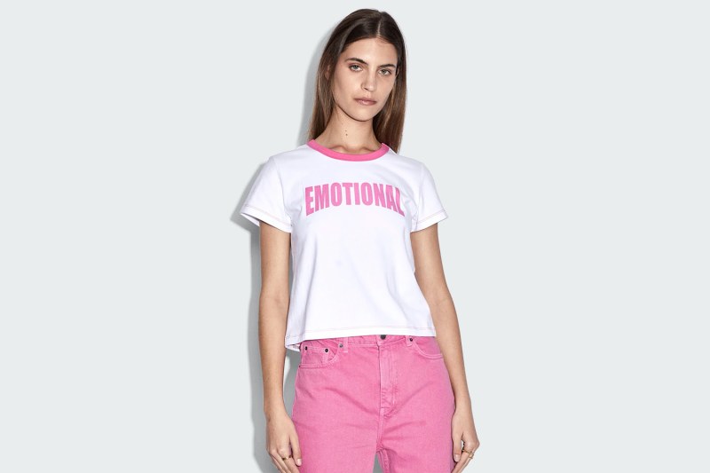 EMOTIONAL MINI SS TEE WHITE