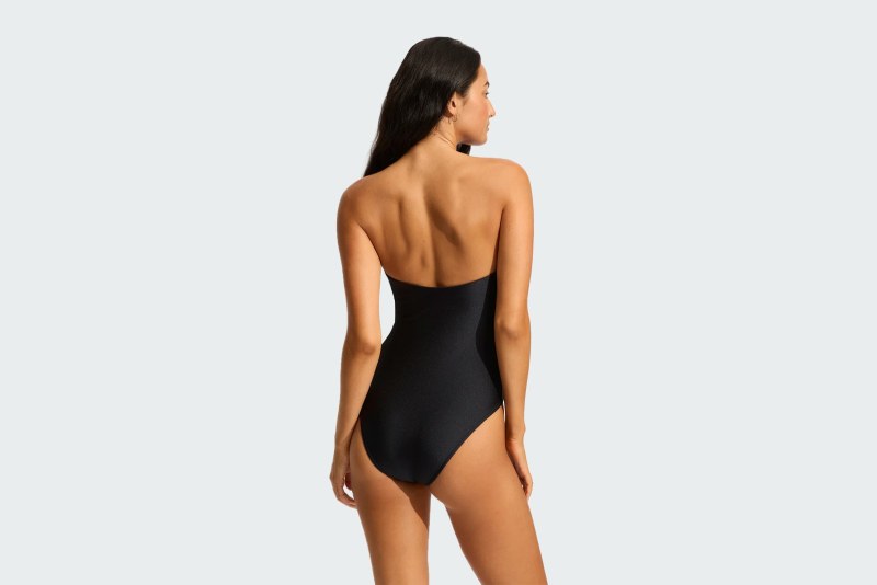 RING FRONT BANDEAU ONE PIECE