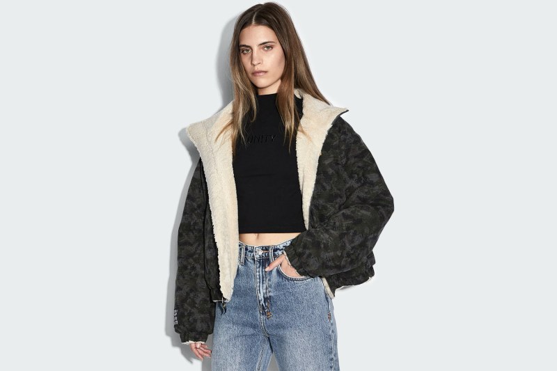 REVERSIBLE PUFFER JACKET CAMO / ECRU