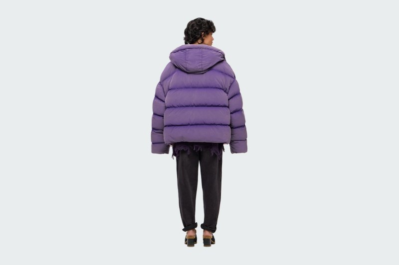 DOWN JACKET WASHED NAVY