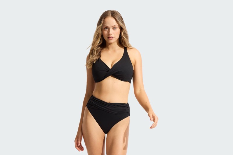 HIGH WAIST WRAP FRONT PANT