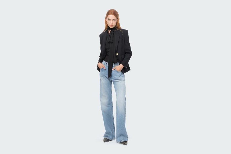 WANDA WIDE LEG DENIM VINTAGE CHIARO