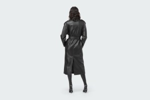 NAPPA-EFFECT TRENCH COAT