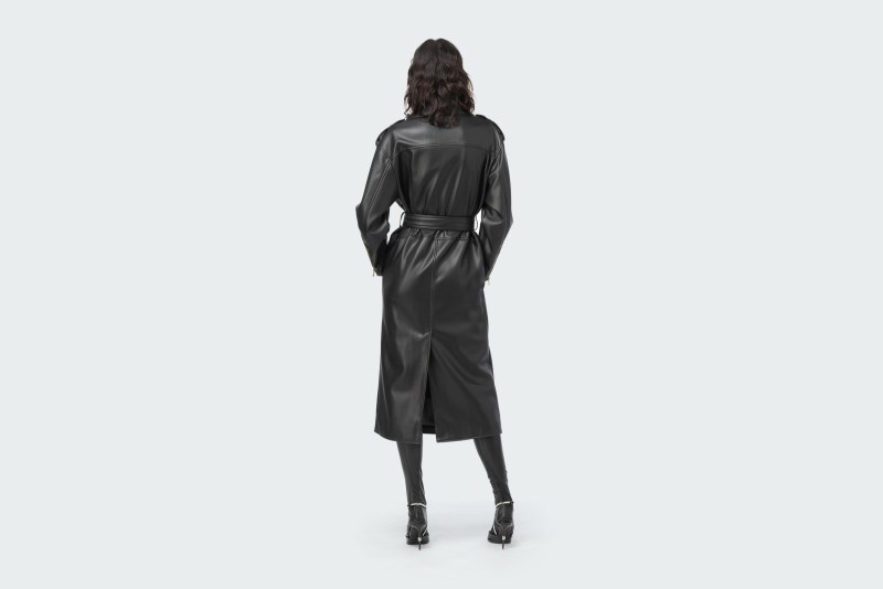 NAPPA-EFFECT TRENCH COAT