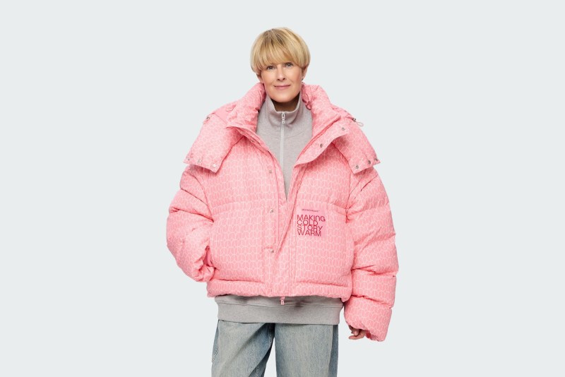 TRANSFORM DOWN JACKET PATTERN ROSE