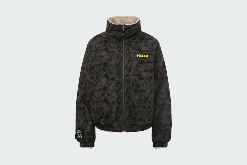REVERSIBLE PUFFER JACKET CAMO / ECRU