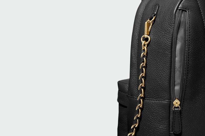 SLATER MEDIUM PEBBLED LEATHER BACKPACK